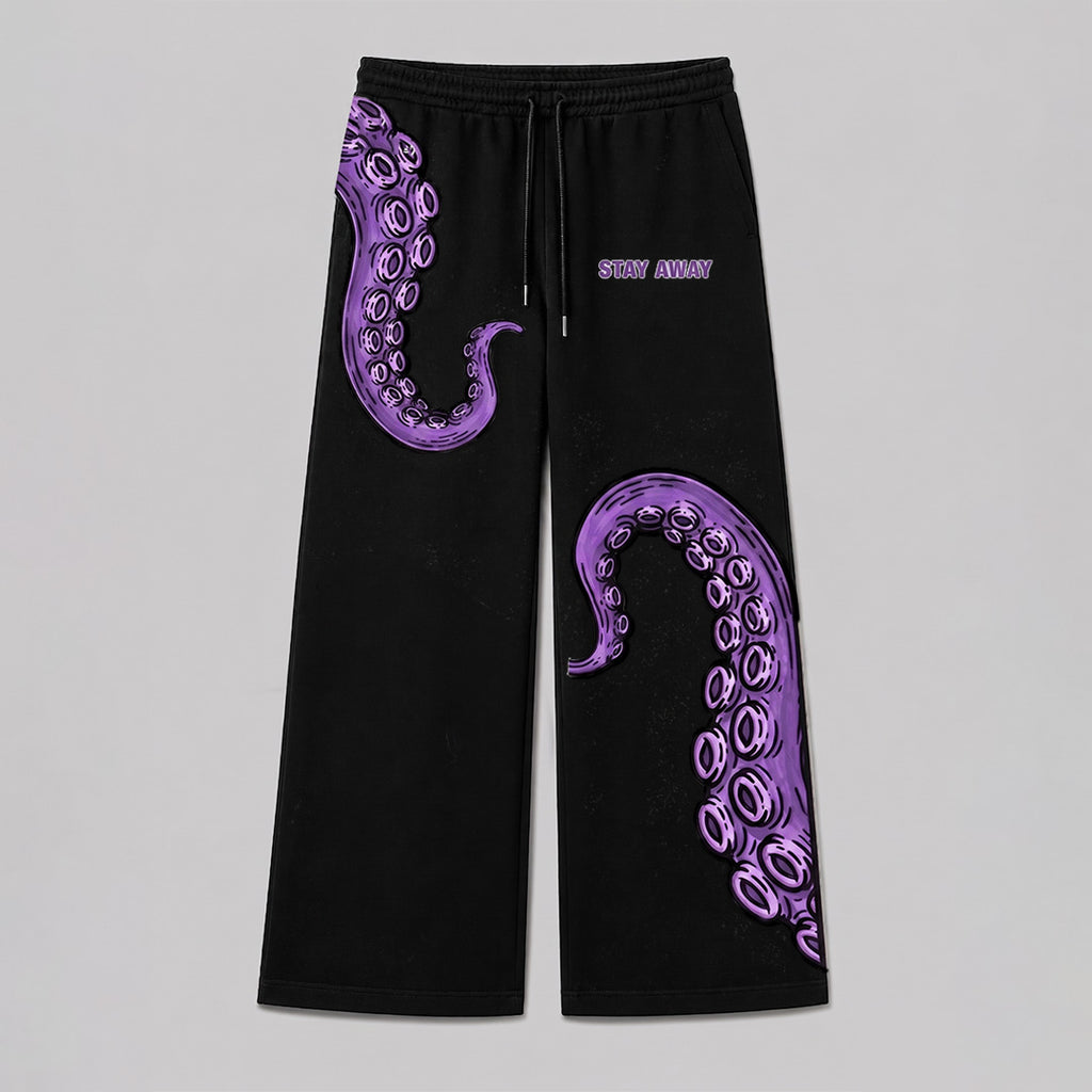 STAY AWAY Purple Tentacle Joggers