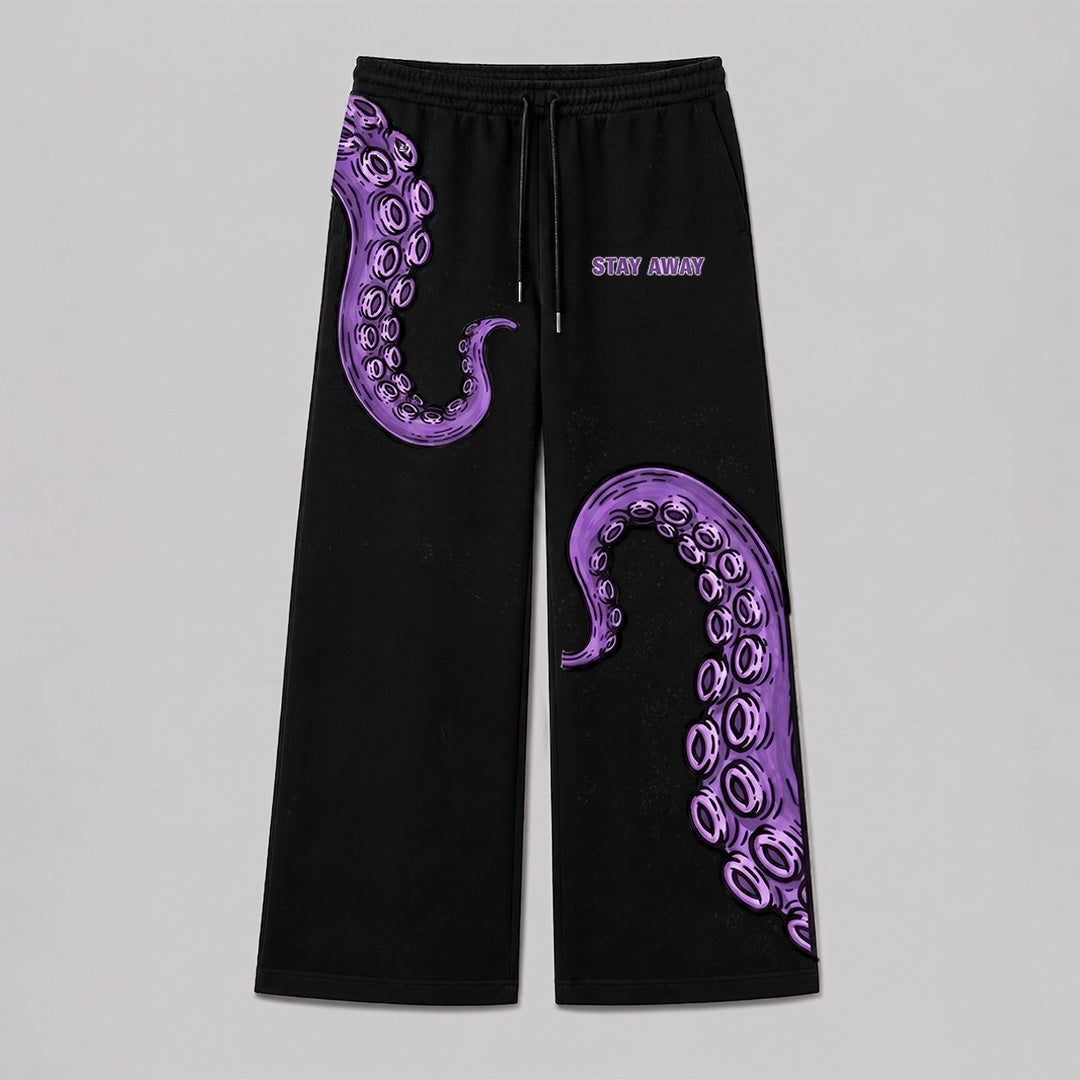 STAY AWAY Purple Tentacle Joggers