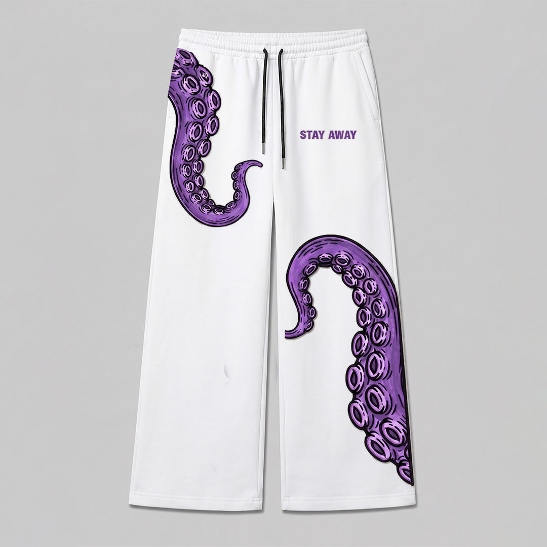 STAY AWAY Purple Tentacle Joggers